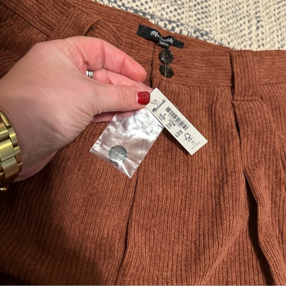 Madewell Corduroy High-Rise Tapered Pants sz 8 NWT - Picture 9 of 10